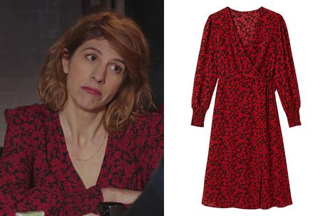 DEMAIN NOUS APPARTIENT : la robe à fleurs rouges de Sandrine dans l’épisode 881