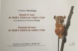 Galerie Estades Paris    exposition Chantal Porras ( Bronzes) 27 Mars- 15 Mai 2021