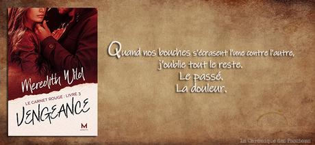 Le Carnet rouge, Tome 3 : Vengeance   de   Meredith Wild