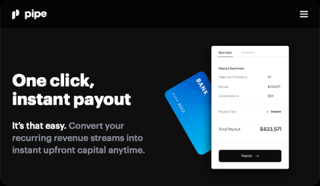 Pipe – One Click, Instant Payout