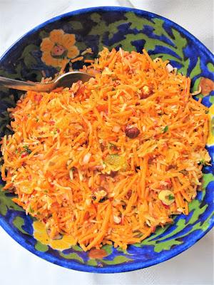 Salade de céleri rave aux carottes râpées