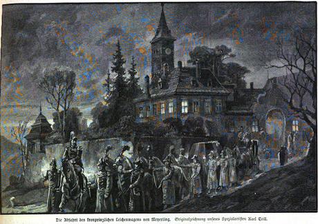 Convoi funèbre du corps de l'archiduc Rodolphe au départ de Mayerling