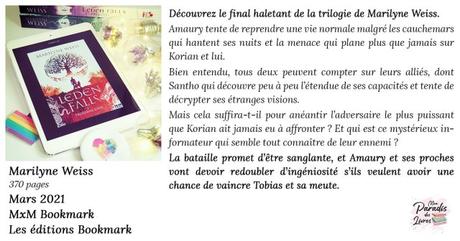 Troisième Lune (Leden Falls #3) de Marilyne Weiss