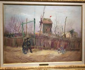 un Vincent Van Gogh en vente à Paris le 25 Mars 2021  « scène de rue à Montmartre – Le moulin à Poivre »