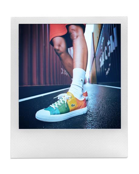 Lacoste et Polaroid dévoilent une capsule technicolor Lacoste et Polaroid dévoilent une capsule technicolor