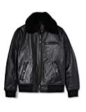 Meilleur blouson de pilote – Comparatif mars 2021 Schott Nyc - LC1380 - Veste - Homme - Noir (Black) - L