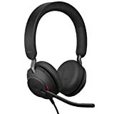 Meilleur casque antibruit passif – Comparatif mars 2021 Jabra Evolve2 40 UC Casque filaire USB A stéréo Noir – Casque de télétravail pour appels et musique, confort amélioré toute la journée, casque antibruit passif, optimisé UC avec connexion USB-A