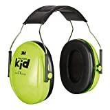 Meilleur casque antibruit passif – Comparatif mars 2021 3M Peltor Kid - Casque antibruit idéal pour enfants sensibles aux bruits forts - Atténuation 27 dB - 1 x casque de protection auditive vert - Taille - S