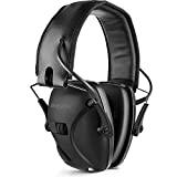 Meilleur casque antibruit passif – Comparatif mars 2021 Casque de tir antibruit électronique awesafe GF01 Réduction du Bruit Maximisation du Son Sécurité Electronique Casque antibruit, Protection Auditive, NRR 22 DB, Idéal pour Le Tir et la Chasse(Noir)