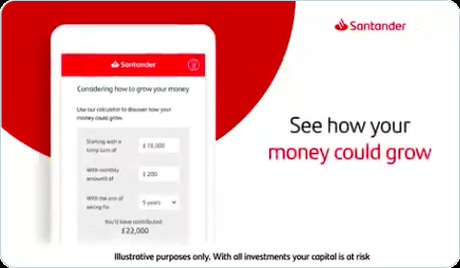 Santander – Savings and investments calculator