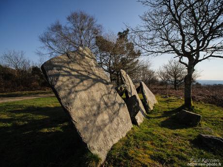 fin de nuit sur le #menhir de Penglaouic #Loctudy #Bretagne #Finistère