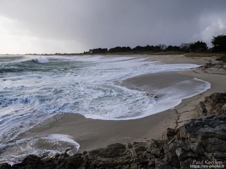 fin de nuit sur le #menhir de Penglaouic #Loctudy #Bretagne #Finistère