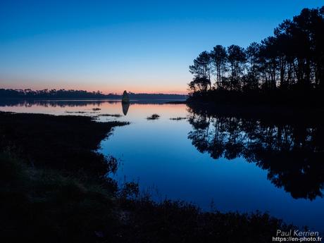 fin de nuit sur le #menhir de Penglaouic #Loctudy #Bretagne #Finistère