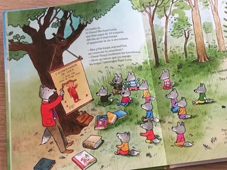 Le Grand Méchant Loup, ses 14 loupiots et… le petit Chaperon rouge – Christine Naumann-Villemin et David B. Draper