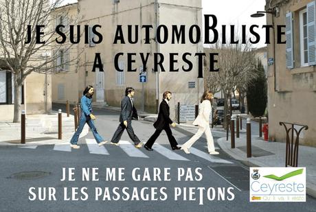 Insolite : les Beatles “de passage” à Ceyreste pour sensibiliser à la sécurité routière