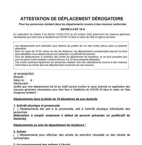 Mesures renforcées, confinement et confusion