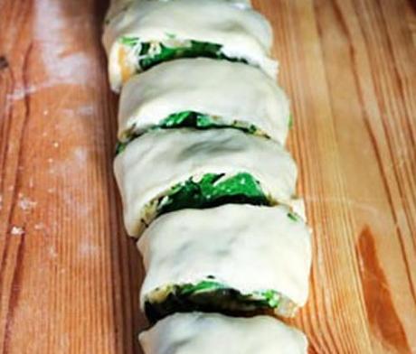 Mini brioche aux épinards et fromage Mini brioche aux épinards et fromage