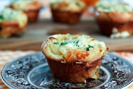 Mini brioche aux épinards et fromage