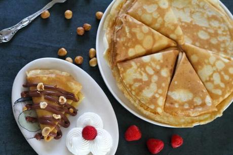 Crêpes légères et moelleuses au chocolat