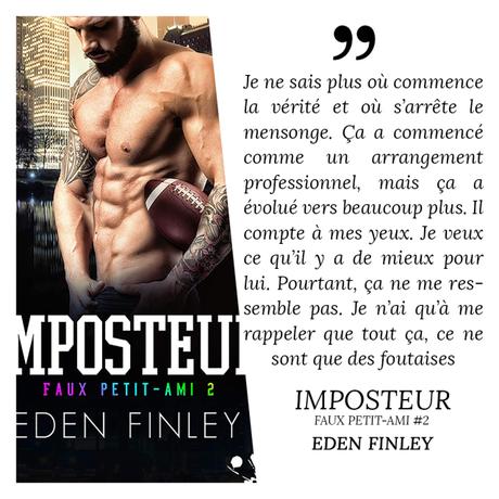 Imposteur (Faux petit-ami #2) d’Eden Finley