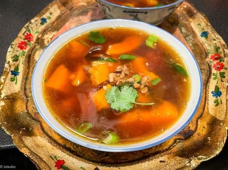 L’originale (ou presque) – Canh Bí Đỏ / Soupe de courge à la vietnamienne