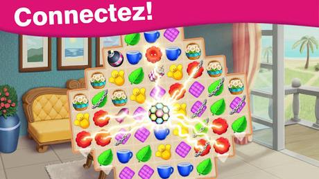 Code Triche Home Cafe : Conception du manoir - Match 3 blast  APK MOD (Astuce) 3