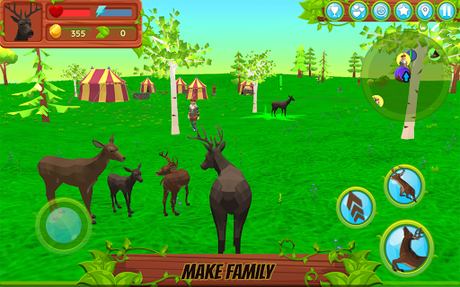 Code Triche Deer Simulator - Animal Family  APK MOD (Astuce) 3