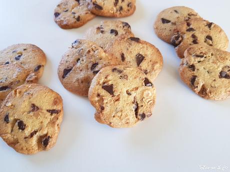 Cookies noisettes / chocolat