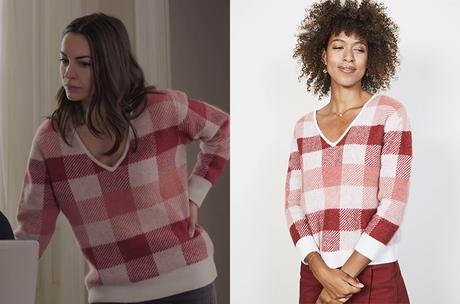 DEMAIN NOUS APPARTIENT : le pull à carreaux de Louise dans l’épisode 892