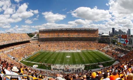 Une vue générale du stade des Steelers de Pittsburgh.
