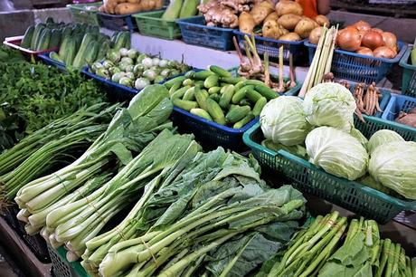 Marché de legumes Chine