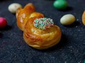 Brioches Pâques lapins couronnes