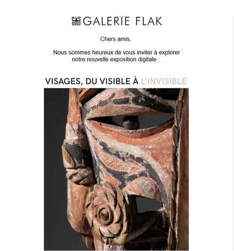 Le Jeudi de la rue des Beaux-Arts  GALERIE FLAK « Visible -Invisible «