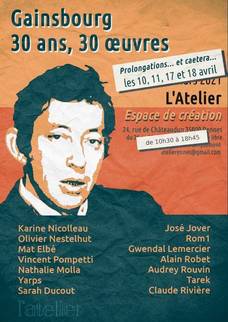 Prolongation de l’exposition Gainsbourg 30 ans, 30 œuvres