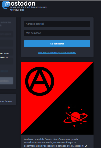 Sur Mastodon, @laquadrature accueillait donc Chouard… je  me casse.