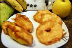 recette du jour: Beignet aux pommes et beignets aux bananes  au thermomix de Vorwerk