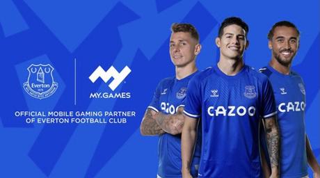 Everton FC signe un accord avec une marque mondiale de jeux vidéo Everton