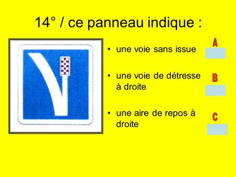 Divers - Code de la route