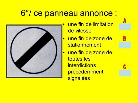 Divers - Code de la route