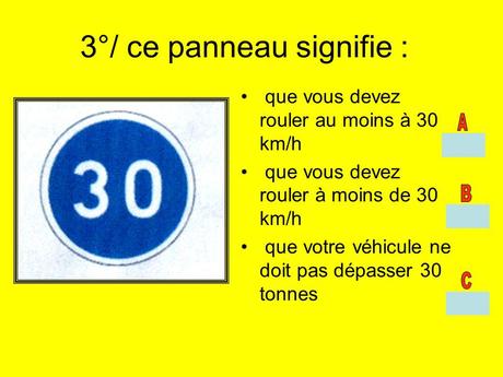 Divers - Code de la route