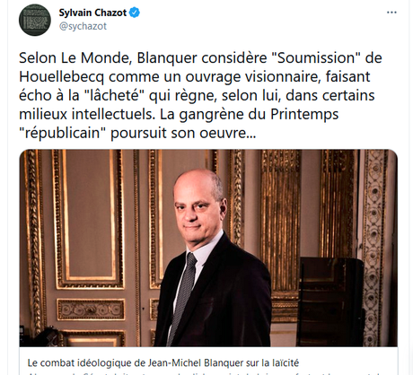 Blanquer, le grand obscurantiste Blanquer, le grand obscurantiste