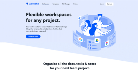 Créer des espaces de travail avec Workona
