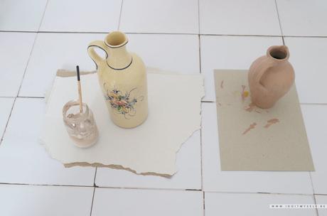 DIY : Vases terracotta (baking powder)