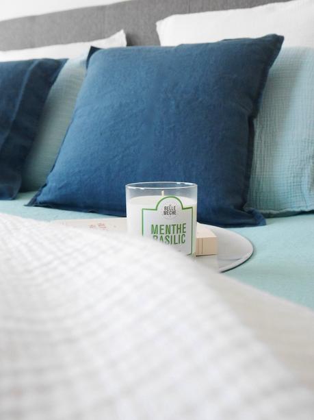 Gaze de Coton : tout savoir pour un lit délicat et tendance ! bougie la belle mèche menthe basilic review