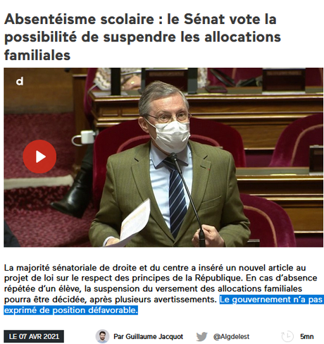 la sénatrice @jacky_deromedi #LR confirme au micro de @GMeurice que la loi séparatisme est non seulement raciste, mais également pauvrophobe !