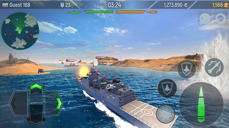 Télécharger Gratuit Naval Armada: Navire de guerre et bataille navale  APK MOD (Astuce) 2