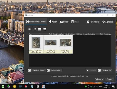 XnResize - redimensionnement rapide d'images