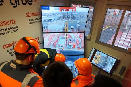 La robotique : déjà une réalité sur tous les chantiers ? grue pilotée à distance