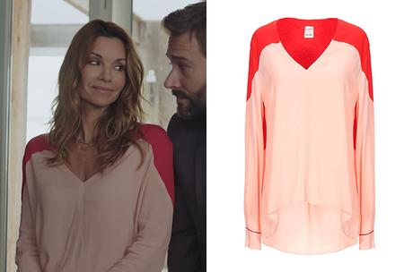 DEMAIN NOUS APPARTIENT : la blouse rose et rouge de Chloé dans l’épisode 902