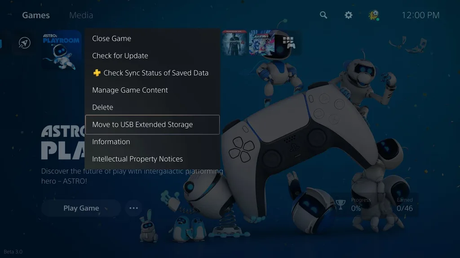 Les détails de la première mise à jour de la PS5!
